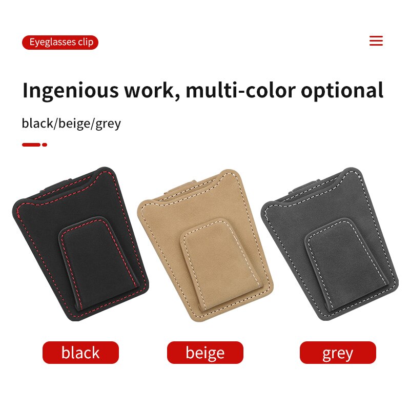 Sunglass Holder for Car Visor