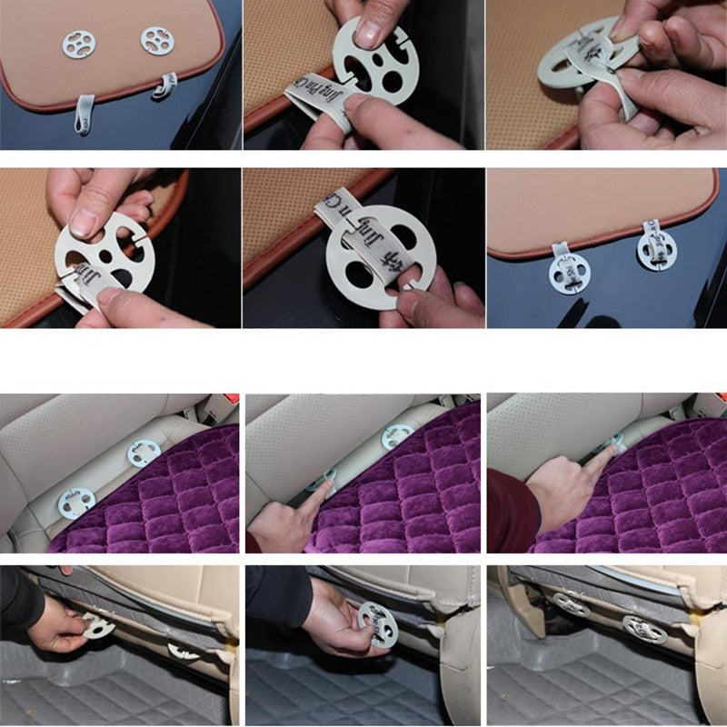 Car Seat Cover Front Rear Fabric